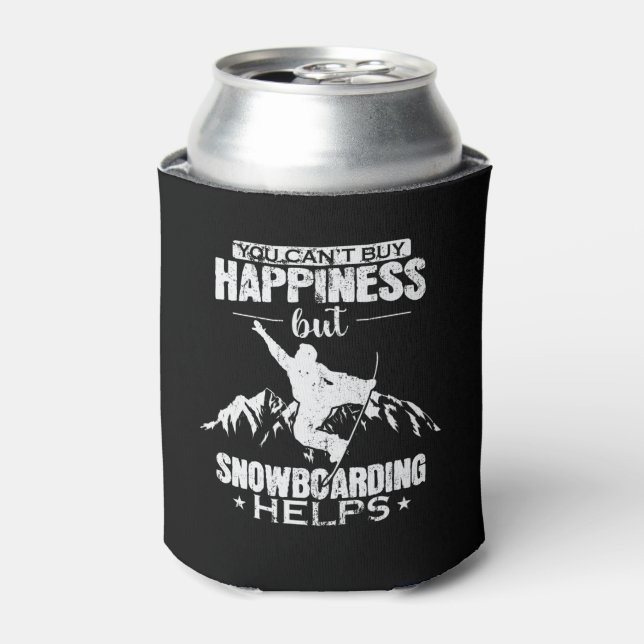 Rafraîchisseur Pour Canette Vous ne pouvez pas acheter Happiness Snowboard Hel (Can devant)