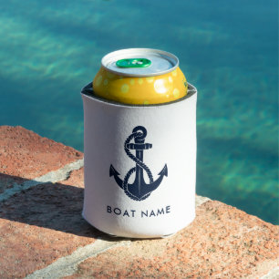 Rafraîchisseur Pour Canette Voyage en croisière personnalisé d'ancre de bateau