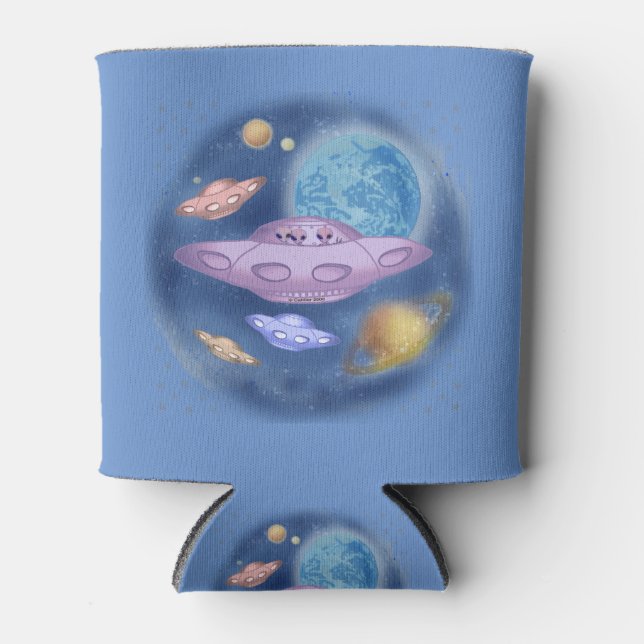 Rafraîchisseur Pour Canette Voyage en navette spatiale peut refroidir (Devant)