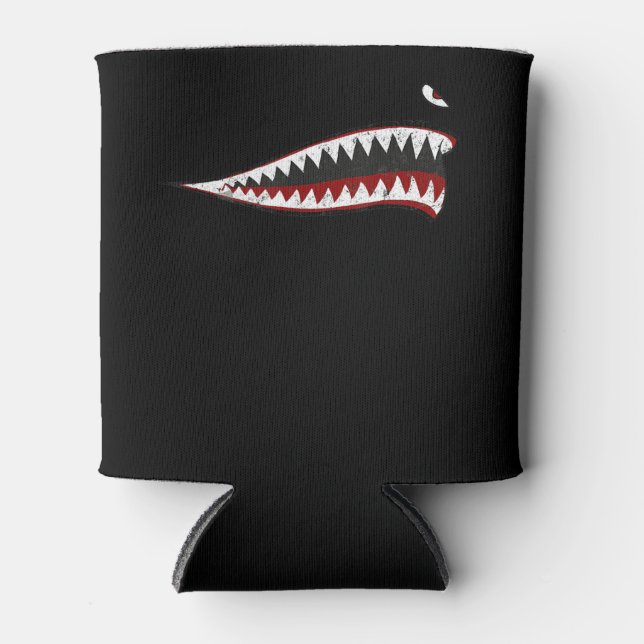 Rafraîchisseur Pour Canette Warhawk Nose Art Wwii Ww2 Airplane (Devant)