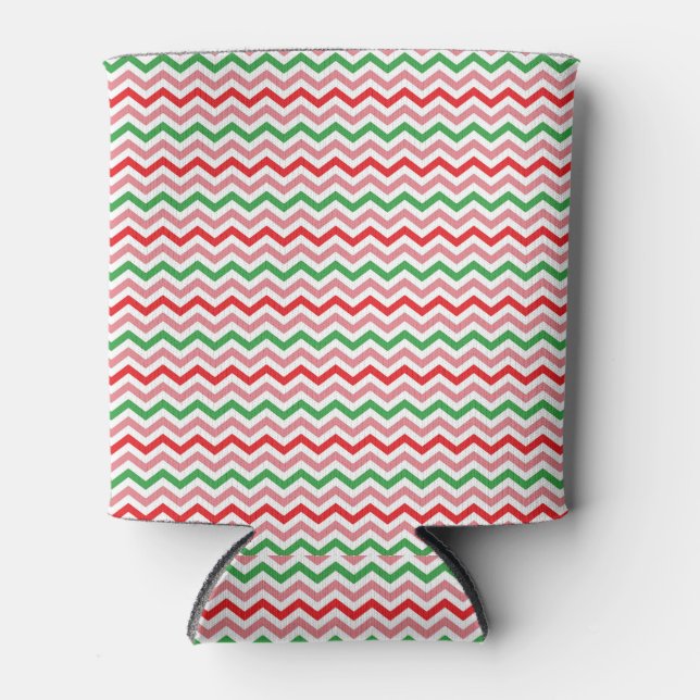Rafraîchisseur Pour Canette Watermelon Summer Zigzag Stripes Motif-56209 (Devant)