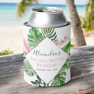 Rafraîchisseur Pour Canette Week-end de célibataire Palmiers Tropicaux