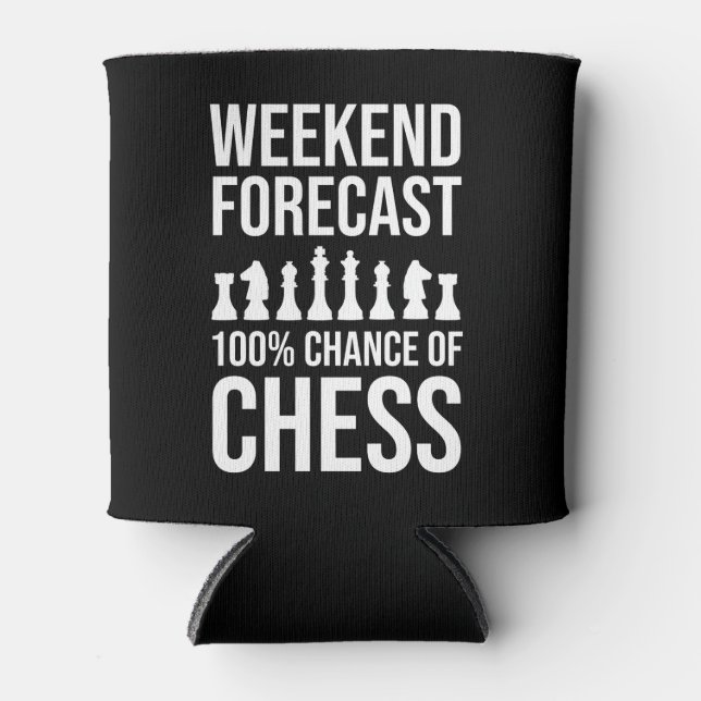 Rafraîchisseur Pour Canette Weekend Forecast - 100% Chance of Chess (Devant)