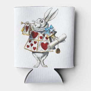 Rafraîchisseur Pour Canette White Rabbit Alice Wonderland Hearts