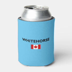 Rafraîchisseur Pour Canette Whitehorse Canada Drapeau canadien couleur claire