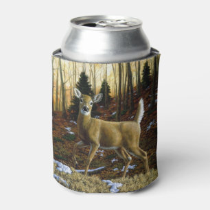 Rafraîchisseur Pour Canette Whitetail Deer Doe dans la forêt d'automne