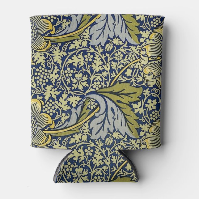 Rafraîchisseur Pour Canette William Morris Kennet Fond d'écran Floral Bleu (Devant)