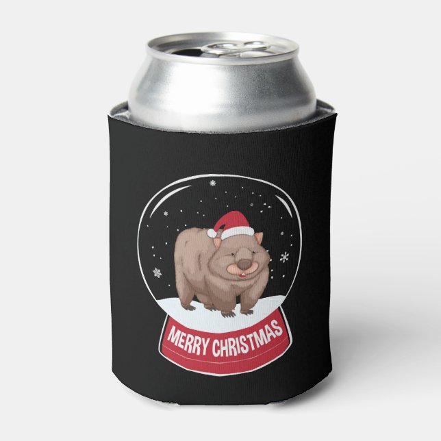 Rafraîchisseur Pour Canette Wombat Joyeux Noël Snowball (Can devant)