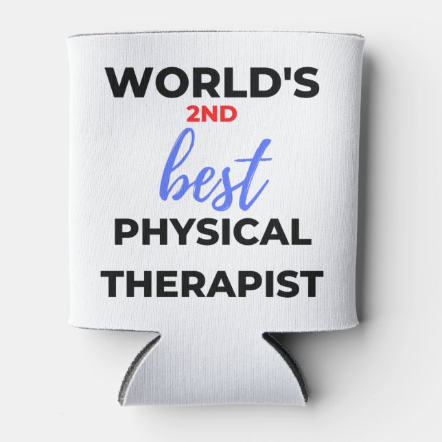 Rafraîchisseur Pour Canette World's 2nd Best Physical Therapist 2 (Devant)
