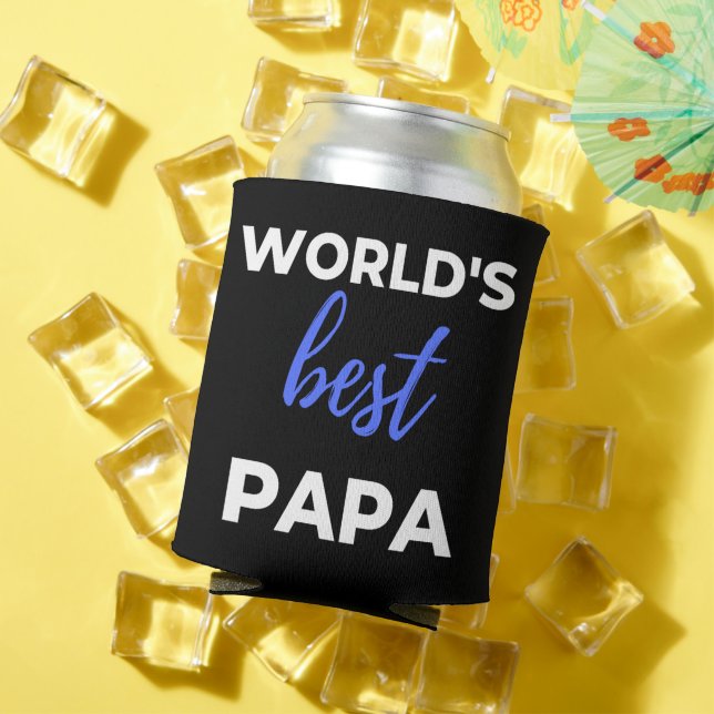 Rafraîchisseur Pour Canette World's Best Papa (Été in situ)