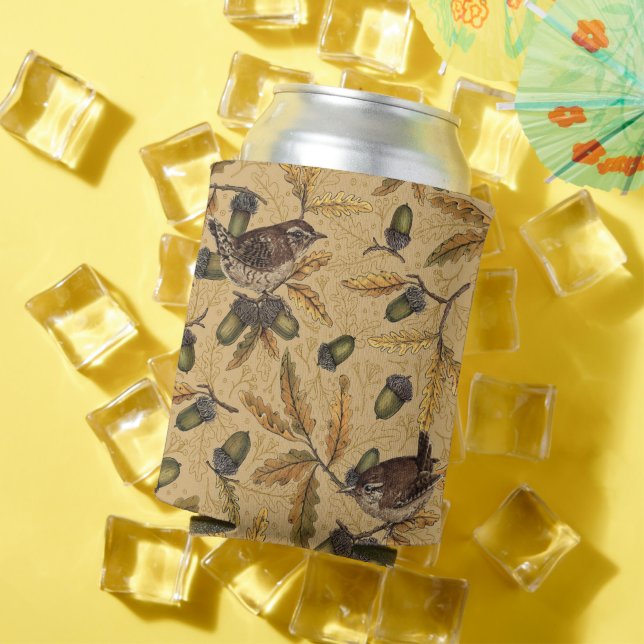 Rafraîchisseur Pour Canette Wrens et glands sur le miel (Été in situ)