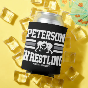Rafraîchisseur Pour Canette Wrestler AJOUTER LE NOM École Athlète Équipe de lu