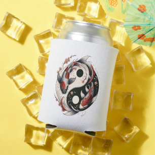 Rafraîchisseur Pour Canette Yin et Yang poissons koi japonais