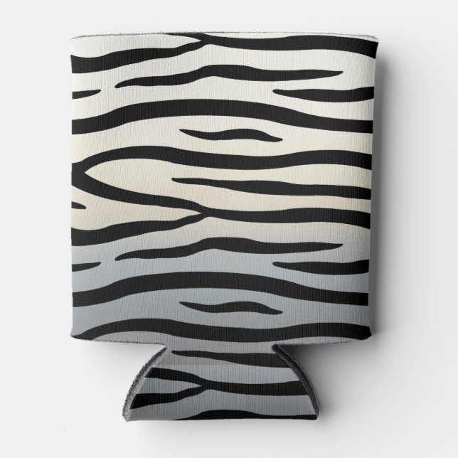 Rafraîchisseur Pour Canette Zebra Stripes Exotic Poster de animal (Devant)