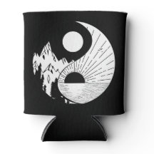 Zen Yin Yang noir blanc