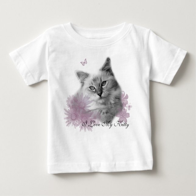 Ragdoll a personnalisé le T-shirt de bébé (Devant)