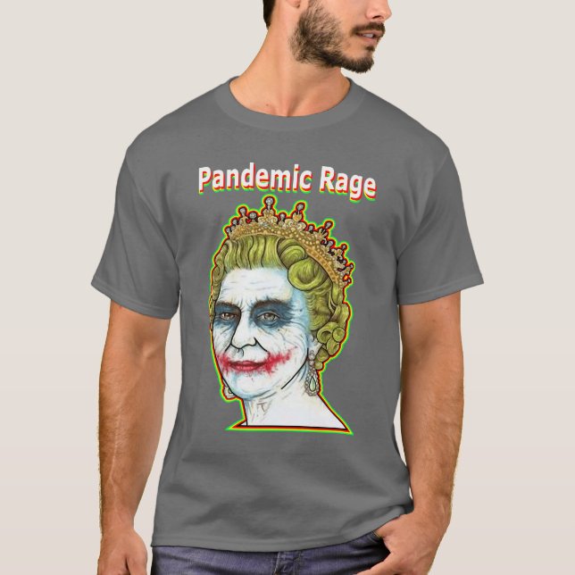 Rage universelle - T-shirt de joker de la Reine (Devant)
