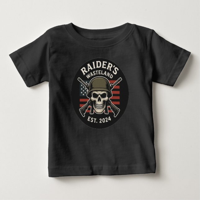 Raider’s Wasteland Official Logo Baby T-Shirt (Devant)