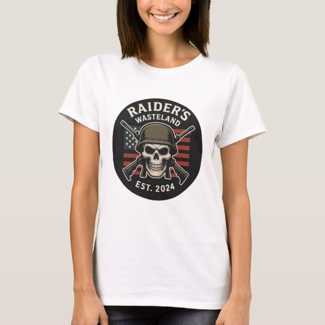 Raider’s Wasteland Official Logo Women’s TShirt (Devant)