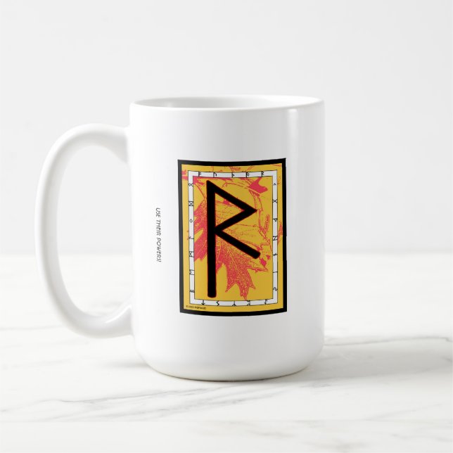 Raidho Rune Mug - Balance! (Gauche)
