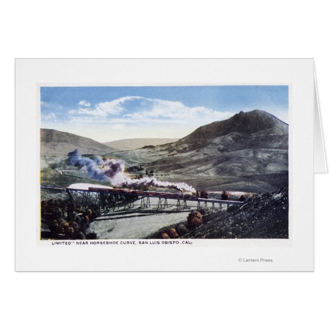 Rail limité, Courbe en fer à cheval (Devant horizontal)