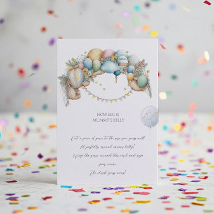 Rainbow Air Balloon Baby shower de devis jeu