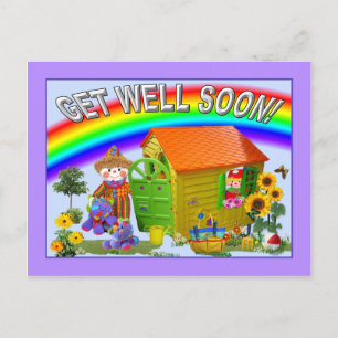 RAINBOW "Allez-y bientôt !" Carte postale