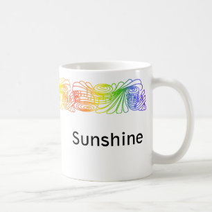 Rainbow Alto Clef Mug personnalisée
