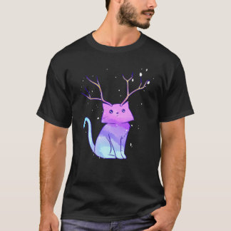 Rainbow Antler Chat classique T-shirt