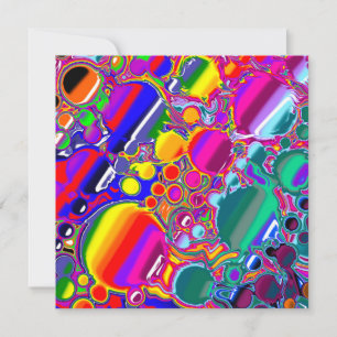 Rainbow Blast Art Abstrait