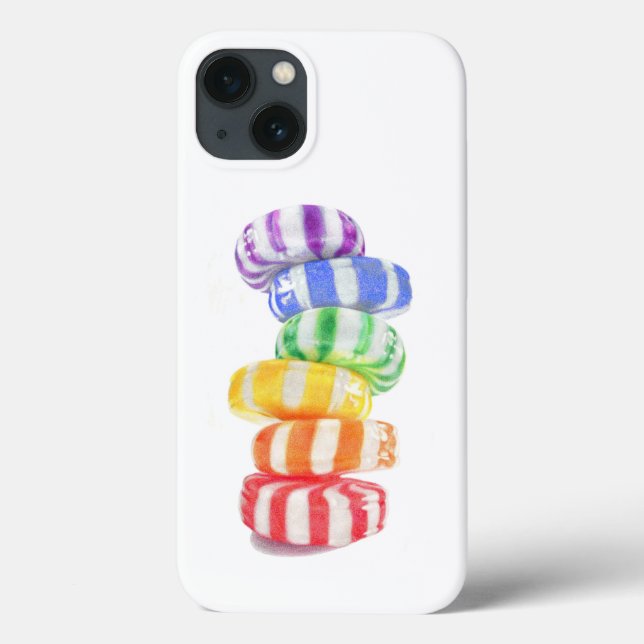 RAINBOW CANDY iPhone 13 Coque (Verso)