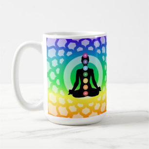 Rainbow Chakra Yoga Mug classique - Géométrie sacr