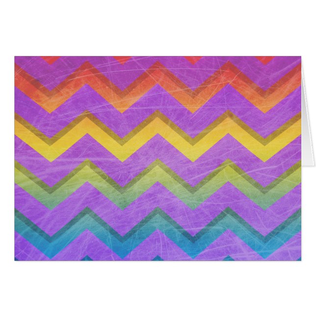Rainbow Chevron par Shirley Taylor (Devant horizontal)