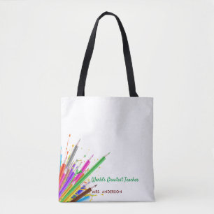 Rainbow Crayons Kindergarten Sac fourre-tout cadea
