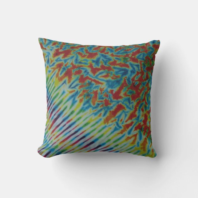 Rainbow Crinkle TieDye American MoJo Coussin (Recto)