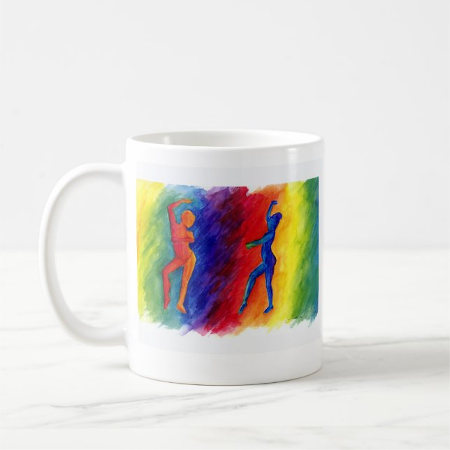 Rainbow Degas Mug (Gauche)