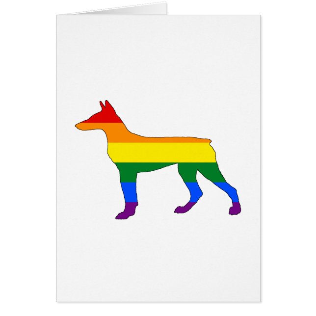 Rainbow Doberman (Devant)