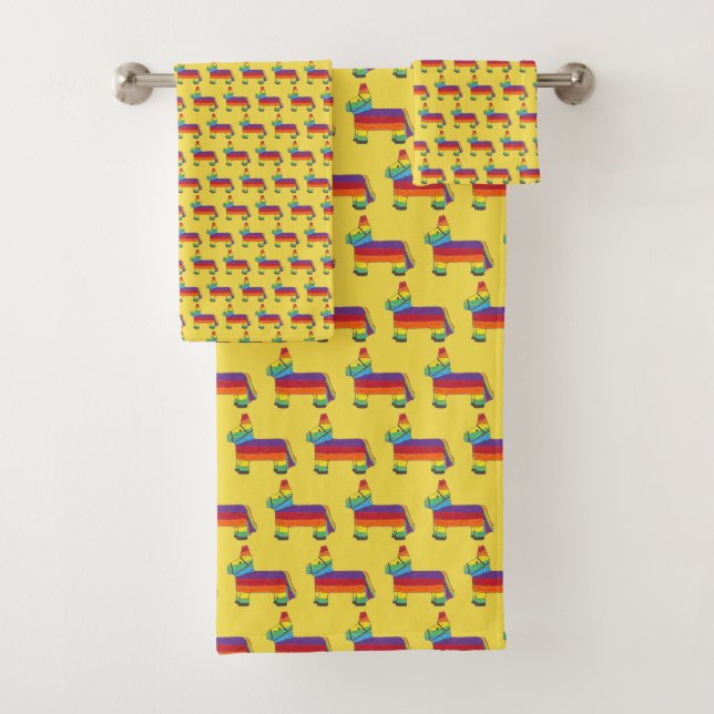 Rainbow Donkey Pinata Fiesta Party Cinco de Mayo (En situation)