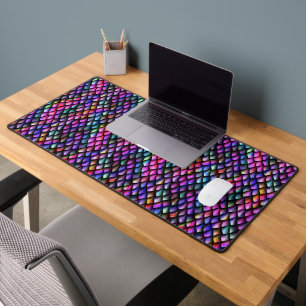 Rainbow Dragon Scales Mat du bureau