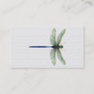 Rainbow Dragonfly Cartes de visite personnalisable