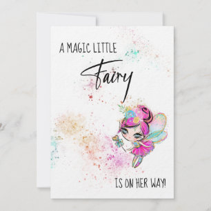 *~* Rainbow Fairy Baby shower magique Invitation