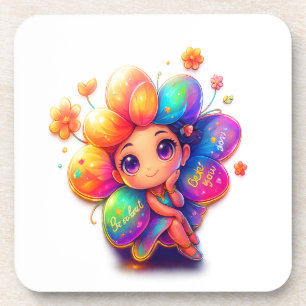 Rainbow Fairy Dessous de verre - Cute Motivational