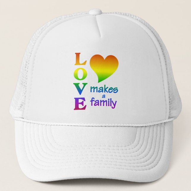 Rainbow Family casquette - choisissez la couleur (Devant)