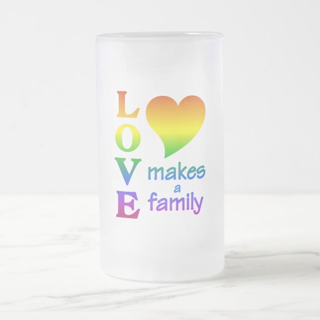 Rainbow Family mug - choisissez style et couleur (Centre)