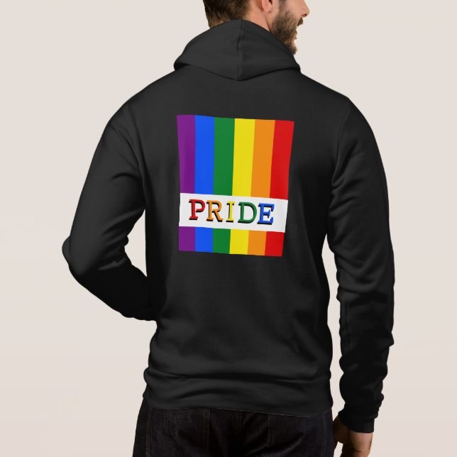 Rainbow Flag Sweat - shirt à capuche & LGBT, mode  (Dos)