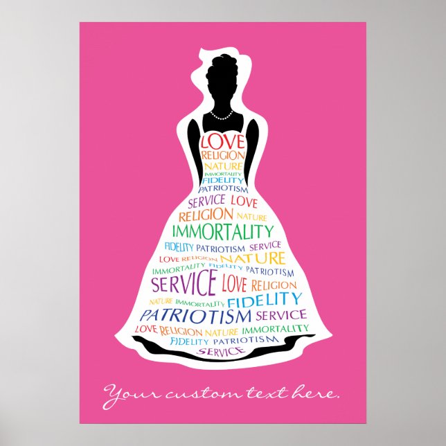 Rainbow Girls Assembly, Masonic Custom Poster Art (Devant)