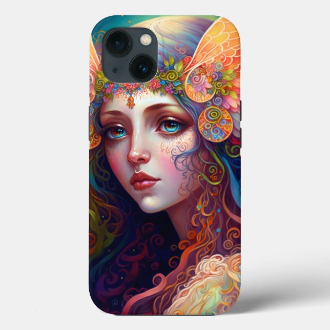 Rainbow Goddess Imaginaire Art Coque-Mate coque ip (Verso)