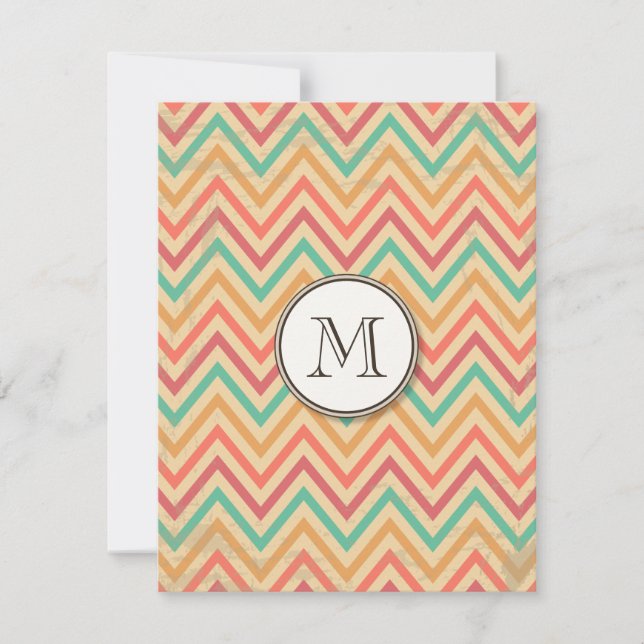 Rainbow Grunge Zigzag Chevrons (Devant)
