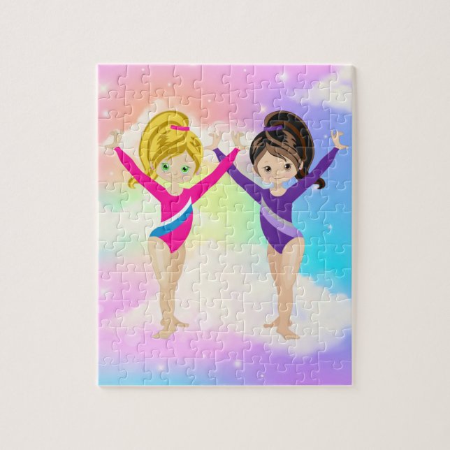RAINBOW GYMNASTICS GYMNAST'S PUZZLE (Vertical)