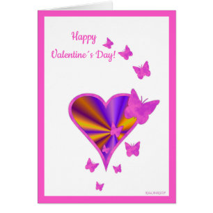 Rainbow heart and Butterfly